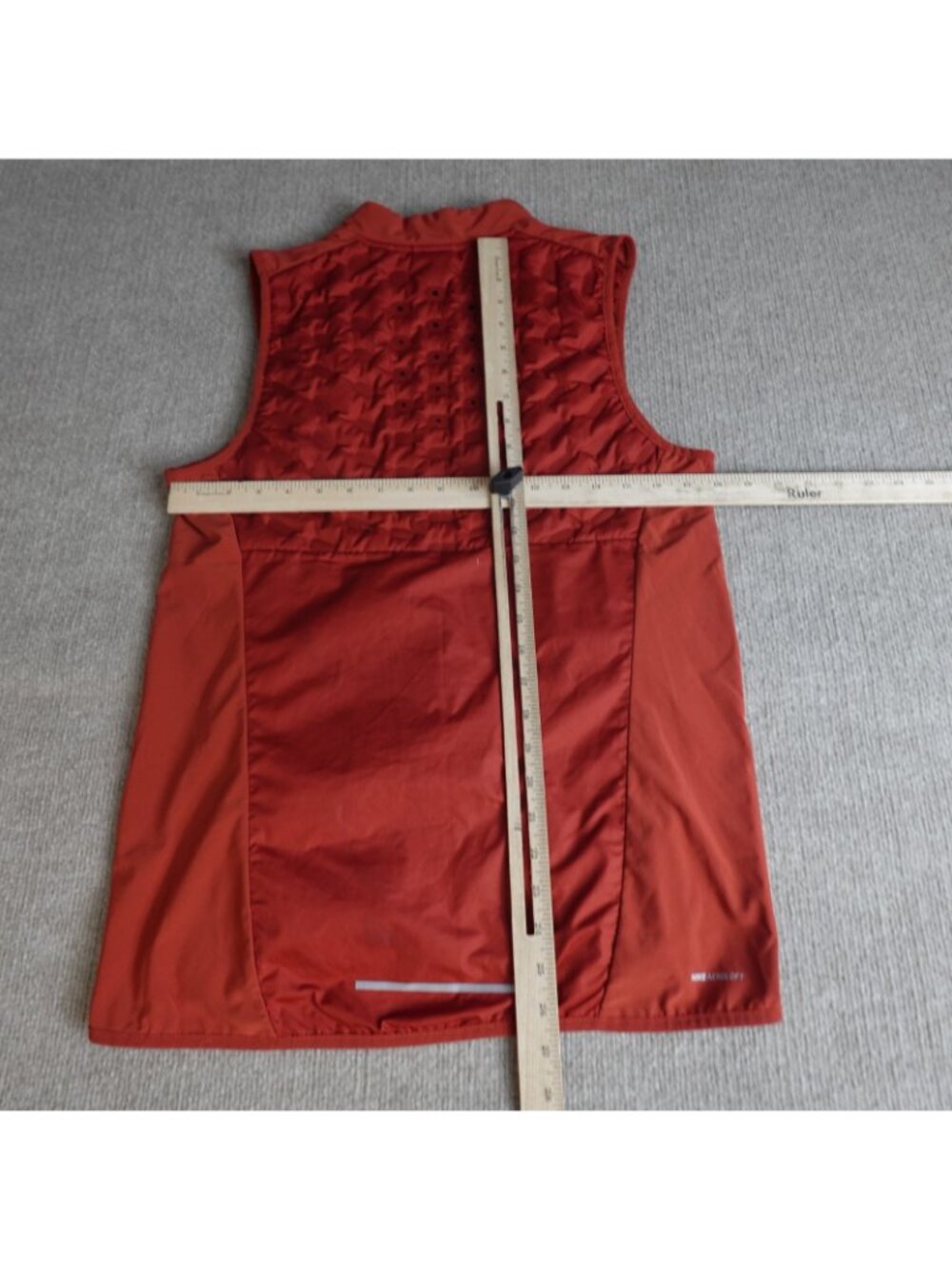 Nike Mens Vest Small Orange Red Aeroloft 928501 - Picture 3 of 12